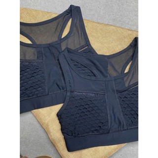 (Xả kho - Thanh lý) SIZE XS/ Áo tập thể thao, áo bra phối lưới, sẵn mút ngực, ôm dáng hàng VNXK