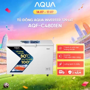 Tủ đông Aqua Inverter 379 Lít AQF-C4801EN - Hàng chính hãng