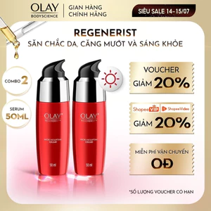 Combo 2 Tinh Chất Vi Dưỡng Ngăn Ngừa Lão Hóa Chuyên Sâu OLAY Regenerist 50ml mẫu ngẫu nhiên