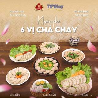 Combo 5 Đòn Chả Tiệt Trùng Ăn Liền - Chay Mặn Đều Dùng Được - TiPiKay Shop