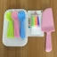 SET Phụ Kiện Ăn Bánh Kem - Combo 10 Đĩa Giấy, 10 Dĩa ,1 Dao, 10 Nến Dùng 1 Lần Cao Cấp DUHA 097