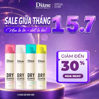 Dầu gội khô sạch dầu tơi tóc không bết dính Diane Perfect Beauty Dry Shampoo 40g