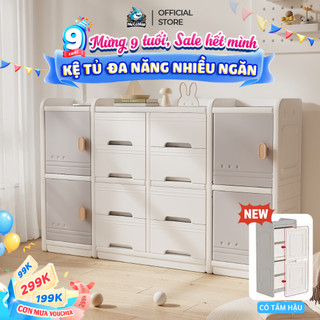 [Có Tấm Hậu] Kệ Đựng Đồ Cao Cấp Nhiều Ngăn Dày Dặn Cho Bé, Kệ Tủ Sơ Sinh Đa Năng Dung Tích Lớn
