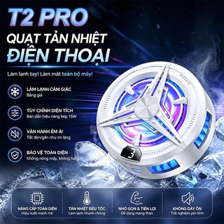 Quạt Tản Nhiệt T2 Chính Hãng - Công Nghệ TEC, Nam Châm Bám Chặt, Bảo Hành Dài Hạn