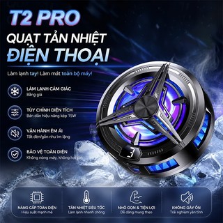 Quạt Tản Nhiệt T2 Chính Hãng - Công Nghệ TEC, Nam Châm Bám Chặt, Bảo Hành Dài Hạn