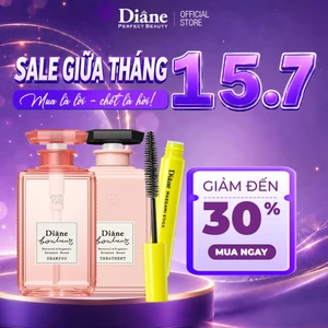 Combo gội xả Phục Hồi Hư Tổn Dưỡng Tóc Chăm Sóc Tóc Diane Bonheur Grasse Rose + Maegami Stick