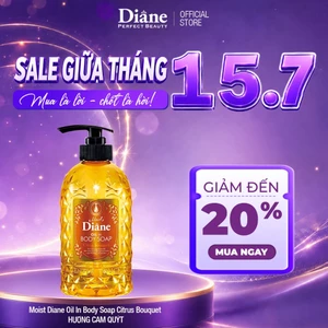 Sữa Tắm Tinh Dầu Hương Cam Quýt Dưỡng Ẩm Và Sáng Mịn Da Moist Diane Oil In Body Soap Citrus Bouquet