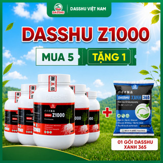 [ MUA 5 TẶNG 1 ] 5 HŨ DASSHU Z1000 – Phân Bón Hỗ Trợ Cây Phát Triển Rễ Khỏe, Đi Đọt, Cho Sầu Riêng Cà Phê