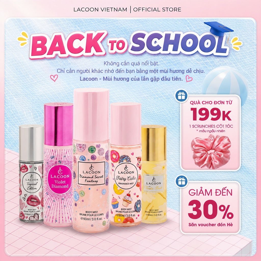 Lacoon body mist - Giá Tốt, Sale Tháng 07, Ship 0 Đồng | Shopee Việt Nam