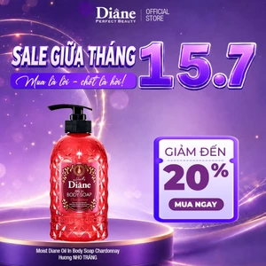 Sữa Tắm Tinh Dầu Hương Nho Trắng Dưỡng Ẩm Và Sáng Mịn Da Moist Diane Oil In Body Soap Chardonnay