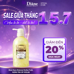 Sữa Tắm Dưỡng Ẩm Cho Da Nhạy Cảm, Da Khô Moist Diane Botanical Sicilian Fruits, Hương Trái Cây 500ml