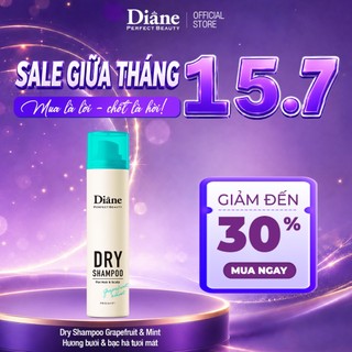Dầu gội khô tóc tơi phồng, mềm mại, không bết dính Perfect Beauty Dry Shampoo Grapefruit & Mint