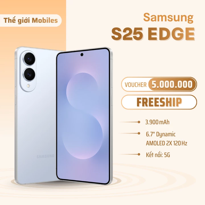 Điện Thoại Samsung Galaxy S25 Edge 5G - Like New 99%
