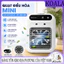 Máy làm mát không khí mini di động để bàn với cổng USB, hai tốc độ quạt, chức năng tạo ẩm và làm mát.