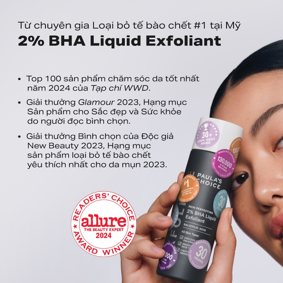 Bộ đôi thu nhỏ lỗ chân lông Paula's Choice Clinical Niacinamide 20% , Skin Perfecting 2% BHA Liquid Mã 8030-2010 | BigBuy360 - bigbuy360.vn