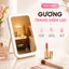 Gương Trang Điểm Để Bàn Đèn Led Gương Để Bàn Cảm Ứng 3 Chế Độ Sáng Cổng Sạc USB Xoay 360 Độ BIBABIBO