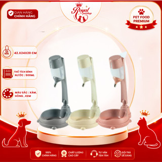 Bình nước tự động kết hợp bát ăn Purmi KHÔNG KHẤC