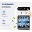 Máy làm mát không khí mini di động để bàn với cổng USB, hai tốc độ quạt, chức năng tạo ẩm và làm mát.