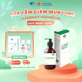 Sữa Tắm Giảm Mụn Lưng, Mụn Body, Viêm Nang Lông - AHA BHA, Ngừa Thâm 300ml Dr Cosmess Chính Hãng