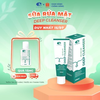 TRỢ GIÁ | Sữa Rửa Mặt Cho Mọi Loại Da, Làm Sạch Sâu, Nhờn, Bụi Bẩn, Không Kích Ứng 100ml  Dr Cosmess