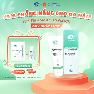 Kem Chống Nắng Phổ Rộng SPF50+/PA++++ Dịu Nhẹ, Không Cay Mắt, Không Kích Ứng 50ml Dr Cosmess