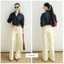 Áo sơ mi nữ GILLEE sơ mi xanh đen dáng oversized, sơ mi form rộng cao cấp thoáng khí thấm hút tốt FAS291.