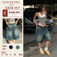 Quần Short Jeans lửng thấp cạp trễ phong cách street, cá tính, hàn quốc có bigsize