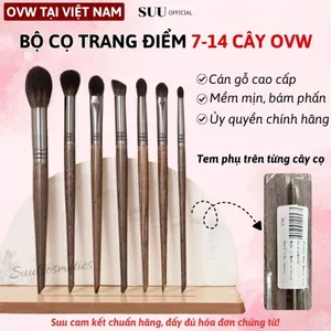 Set 7 Cọ Trang Điểm Cơ Bản OVW Makeup Cá Nhân Lông Mềm Mịn Bám Phấn Tốt