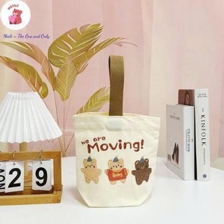 Túi Vải Canvas CNMR Trà sữa Cute MEILI STORE