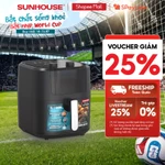 Nồi chiên không dầu 9L Sunhouse SHD4037 - Công nghệ Rapid Air 360 độ - Chống dính Whitford siêu bền — ảnh 1