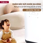 Máy hút ẩm dân dụng đa năng FUJIHOME DH10 10 lít/n, Máy hút lọc Ion âm sấy quần áo nhỏ gọn tiết kiệm điện — ảnh 8