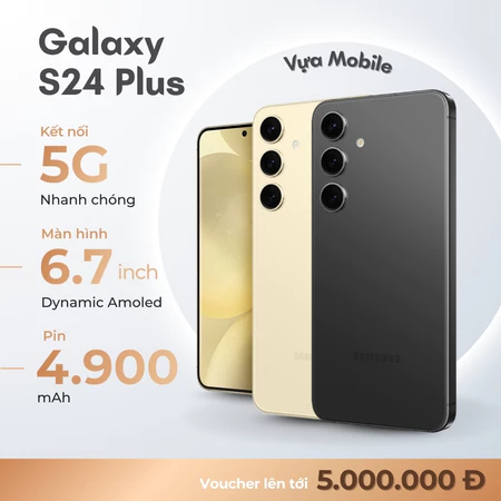 Điện Thoại Samsung Galaxy S24+ 5G - Like New 99%