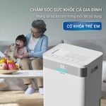 Máy hút ẩm gia đình Block FUJIHOME DH20NW-HEPA với công suất 20L, có màng lọc HEPA và kết nối wifi — ảnh 4