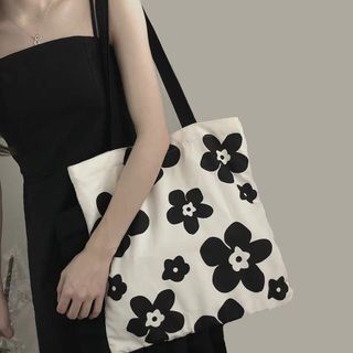 Túi Vải Canvas Lớn Túi Tote Đi Học Dạo Phố Dễ Thương MEILI STORE
