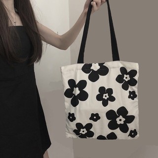 Túi Vải Canvas Lớn Túi Tote Đi Học Dạo Phố Dễ Thương MEILI STORE
