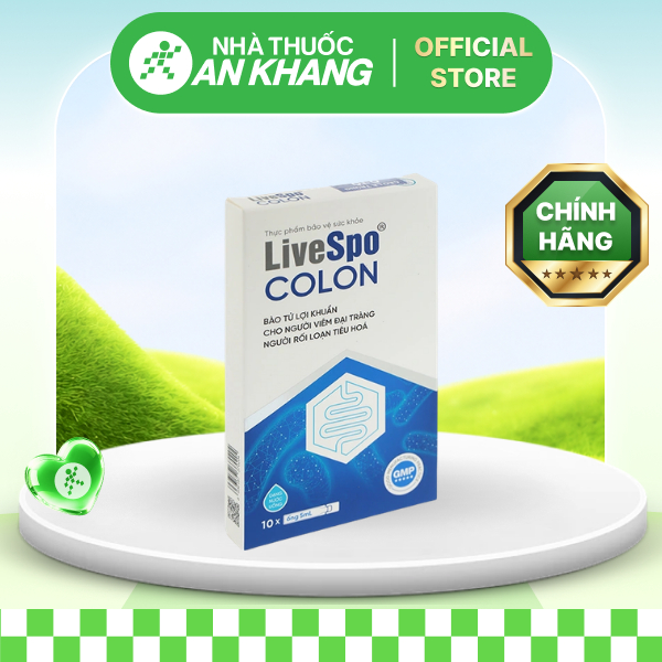 Men vi sinh LiveSpo Colon hỗ trợ giảm triệu chứng đại tràng hộp 10 ống x 5 ml [Nhà Thuốc An Khang - Chính Hãng 100%]