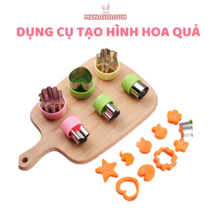 Khuôn Cắt Rau Củ 3 Món Và 8 Món Tạo Hình Rau Củ Cho Bé, Bộ Khuôn Cắt Tạo Hình Rau Củ Nhà Bếp