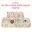 Yếm Vải Ăn Dặm Chống Thấm Totties Có Máng Hứng Cho Bé, Yếm Chống Thấm Chất Liệu Polyester