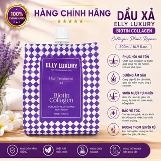 dầu xả ủ tóc Elly luxury (6 TRONG 1) Phục Hồi Ngăn Tóc Gãy Rụng , Siêu Mềm Mượt Tóc