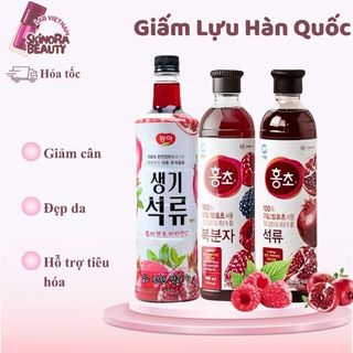 Giấm Lựu Daesang Hàn Quốc Giấm Lựu Giảm Cân Hongcho Đẹp Da Giữ Dáng 500ml 900ml - Skinora Beauty