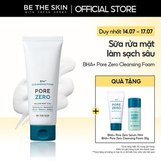 Sữa Rửa Mặt Làm Sạch Sâu Giảm Bã Nhờn Pore Zero + Cleansing Foam BETHESKIN 150g