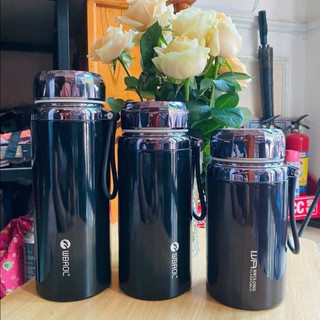 Bình giữ nhiệt inox 304 cao cấp,Bình nước giữ nhiệt nóng và lạnh có dây đeo và lưới lọc