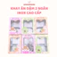 Khay Ăn Dặm Inox 2 Ngăn BearMommy Kèm Thìa, Khay Thìa Inox Tập Ăn Dặm Cho Bé An Toàn Tiện Lợi