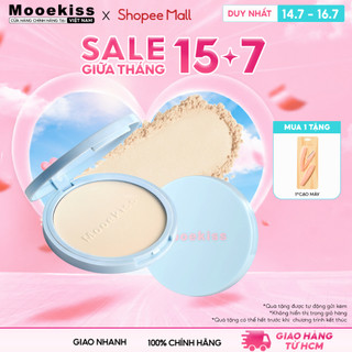 [Mới] Phấn Phủ Dạng Nén Mooekiss Sương Lì Siêu Mịn Kiềm Dầu Che Khuyết Điểm Làm Mờ Lỗ Chân Lông Chính Hãng Y01 16g