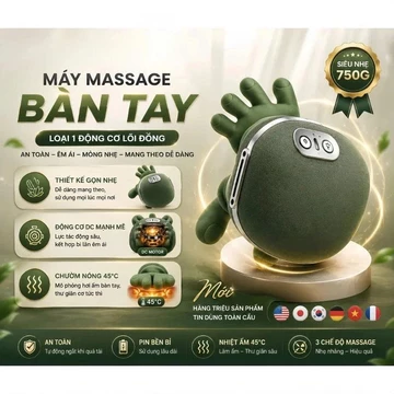 Máy Massage Cổ Vai Gáy Giảm Đau Mỏi Vai Gáy, Máy Mát Xa Cổ Vai Gáy Đèn Hồng Ngoại Mô Phỏng Tay Người Xoa Bóp