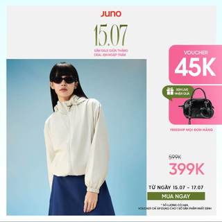 Áo Chống Nắng Nữ JUNO Vải Dù Có Nón Mỏng Nhẹ Thoáng Mát JNKHC020
