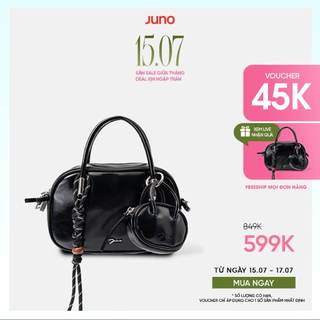 Túi Xách Nữ Thời Trang JUNO Cỡ Nhỏ Couple Bowling Bag TXN976