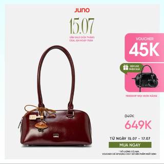 Túi Xách Nữ Thời Trang JUNO Cỡ Trung Trang Trí Charm Croissant TXT323