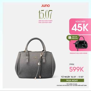 Túi Xách Nữ Thời Trang JUNO Cỡ Nhỏ Tay Cầm Nơ Phối Charm TXN973