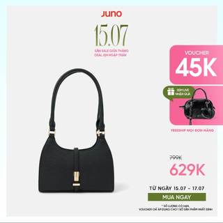 Túi Xách Nữ Thời Trang JUNO Cỡ Nhỏ Đeo Vai Trang Trí Khoá TXN834